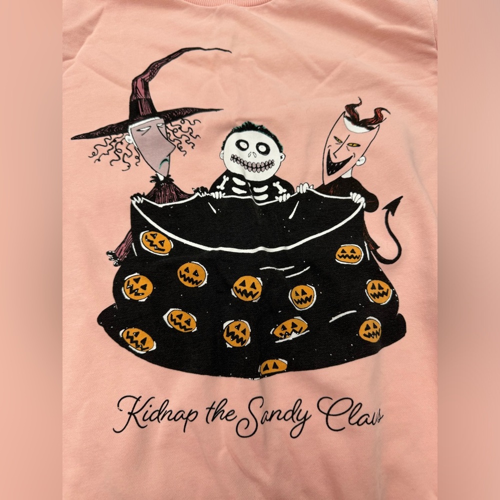 Cakeworthy crew neck sweatshirt NBC kidnap the sandy claws